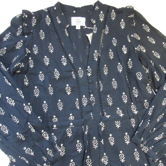 NWT Emerson Fry Love, Tomas Frances in Marguerite Block Printed Dress M - Picture 6 of 7